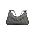 Guess Jeans Nero Poliuretano Women Shoulder Bag