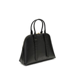 PINKO Black Calf Leather Bos Taurus Shoulder Bag