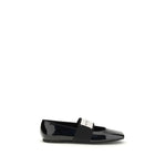 Givenchy Black Leather Ballet Flats