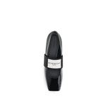 Givenchy Black Leather Ballet Flats