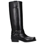 Valentino Garavani Black Leather Boots