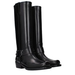 Valentino Garavani Black Leather Boots