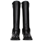 Valentino Garavani Black Leather Boots